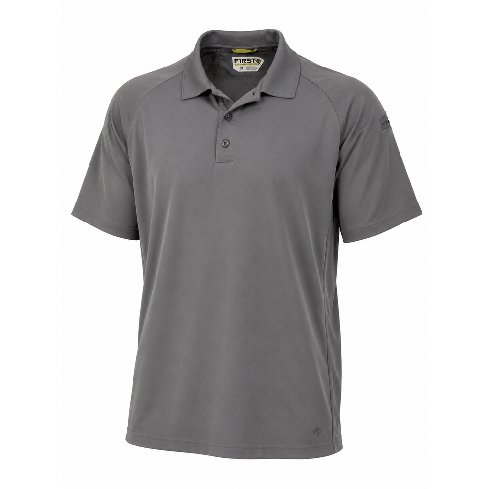 First Tactical Mens XL Performance Polo Shirt Gray Short Sleeve Duty Workwear